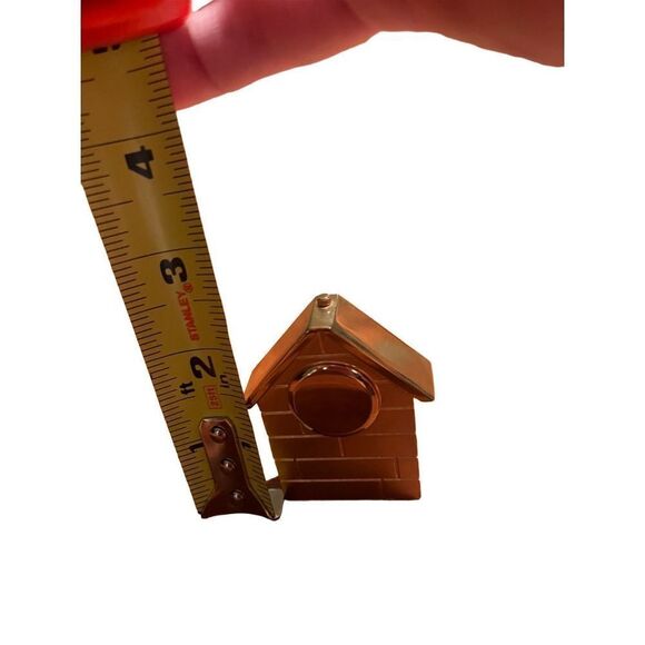 Elgin Quartz Miniature Dog House Clock - Not Tested - Picture 3 of 4